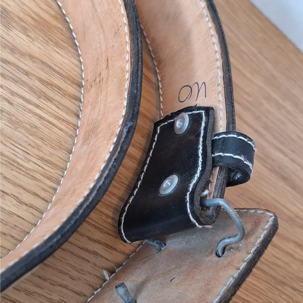 Authentic Handmade Mexican Cinto Piteado Belt Leather Rooster Gallo EUC Size 40